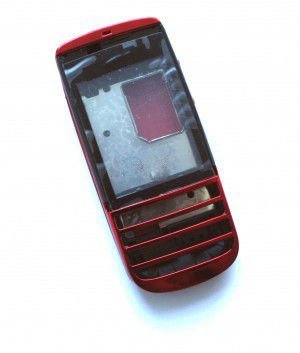 Корпус Nokia 300 Asha red high copy полный комплект