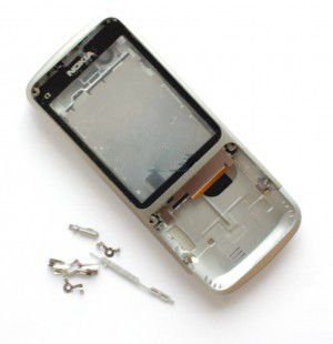 Корпус Nokia C3-01 silver high copy полный комплект