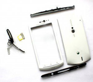 Корпус Sony Ericsson MT15i Xperia Neo, silver high