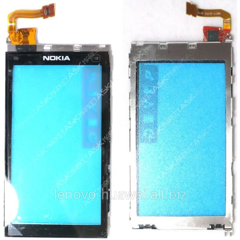 Сенсор Nokia X6 + Frame Черный оригинальный