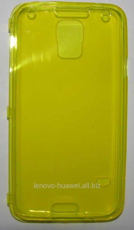 Силиконовый чехол для Samsung Galaxy S5 (Желтый)