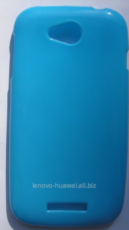 Силиконовый чехол-накладка (Blue) для Lenovo A706
