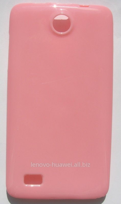 Силиконовый чехол-накладка (Pink) для Lenovo A656