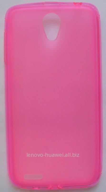 Силиконовый чехол-накладка (Pink) для Lenovo S650