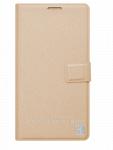Чехол книжка Flower для lenovo A658 Персиковый