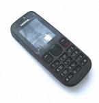 Корпус Nokia 101 Asha black high copy полный комплект