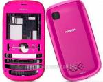 Корпус Nokia 200 Asha pink high copy полный комплект