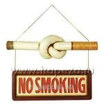 Вывеска NO SMOKING (НЕ КУРИТЬ) - СИГАРЕТА L 67,31см w 12,7см