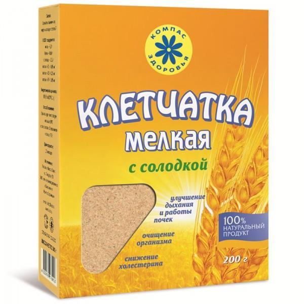 Клетчатка мелкая с солодкой