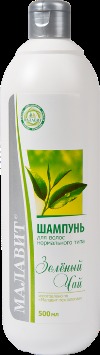 Шампунь Малавит-Зеленый чай 500 мл
