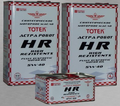Моторное масло ТОТЕК Астра Робот – HR 5W40 5 л