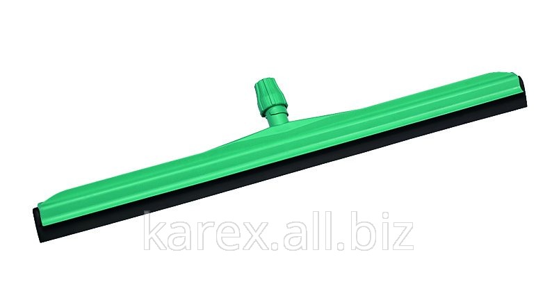 Сгон для пола пластиковый  зеленый с черной резинкой  75 см