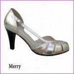 Босоножки женские на каблуке Merry серебро