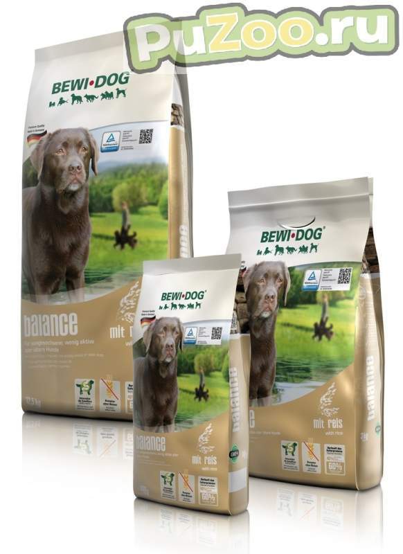 Bewi dog Balance - сухой корм для собак с низким уровнем активности Беви дог баланс