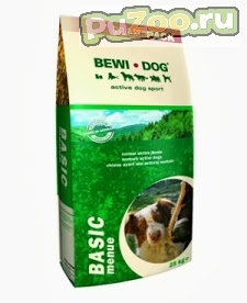 Bewi dog Basic Menue - сухой корм для собак с нормальным уровнем активности для заваривания супа Беви дог базик меню