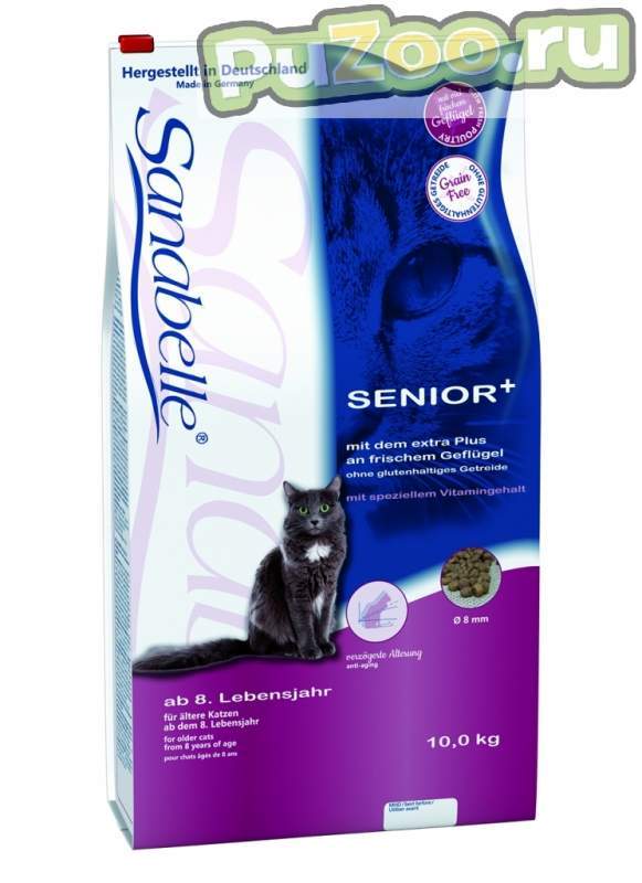 Bosch sanabelle senior - сухой корм для пожилых кошек старше 8 лет бош санабелль сеньор