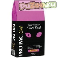 Pro pac kitten - сухой корм для котят, беременных и кормящих кошек про пак киттен