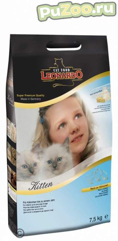 Leonardo kitten - сухой корм для котят до 1 года леонардо киттен