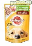 Pedigree - консервы с кроликом и индейкой педигри для взрослых собак всех пород / пауч