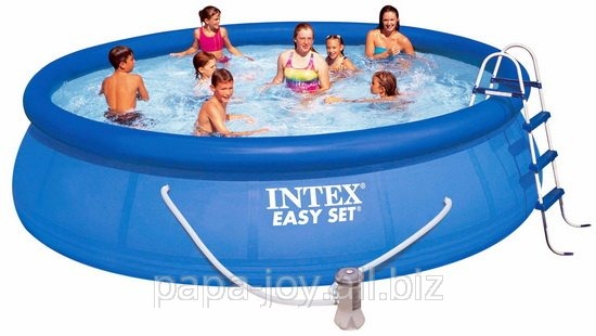 Бассейн Intex Easy Set надувной + аксессуары 54908