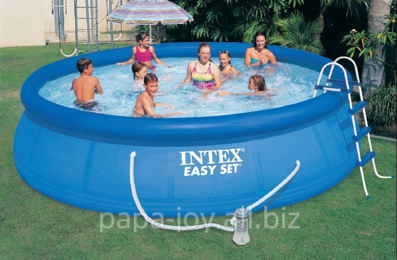 Бассейн Intex Easy Set надувной + аксессуары 56409
