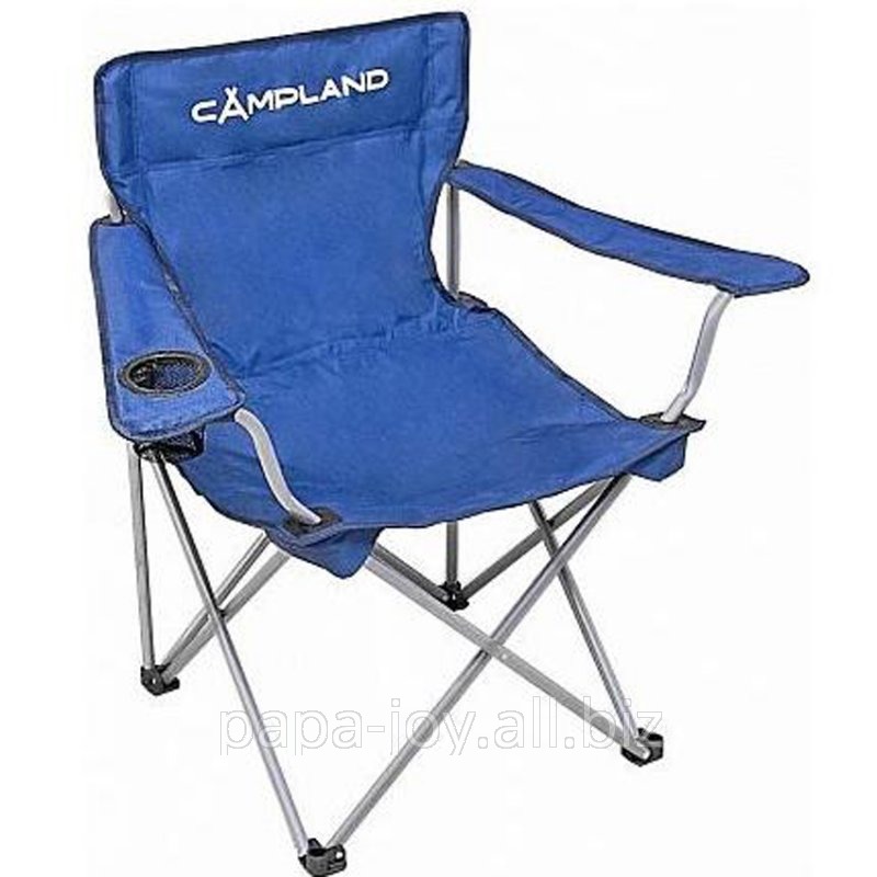 Кресло туристическое подлокотниками. Кресло Campland складное. Кресло складное 45*45*70см до 120кг (сталь d=13*0,7мм/оксфорд600d),. Кресло складное с подлокотниками CK-305, синий. Стулья Campland стул складной.