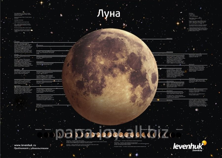 Постер Levenhuk Луна