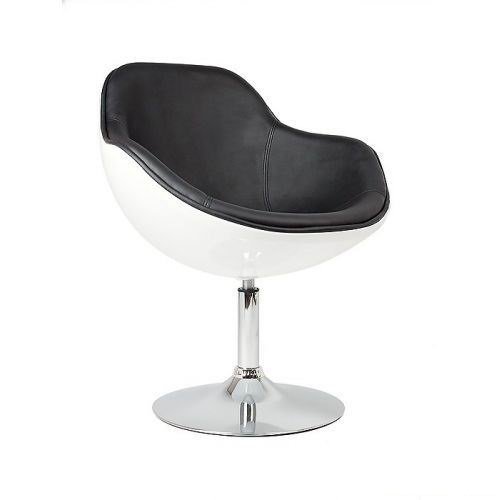 Барное кресло ZC-080- черное с белым /Egolux