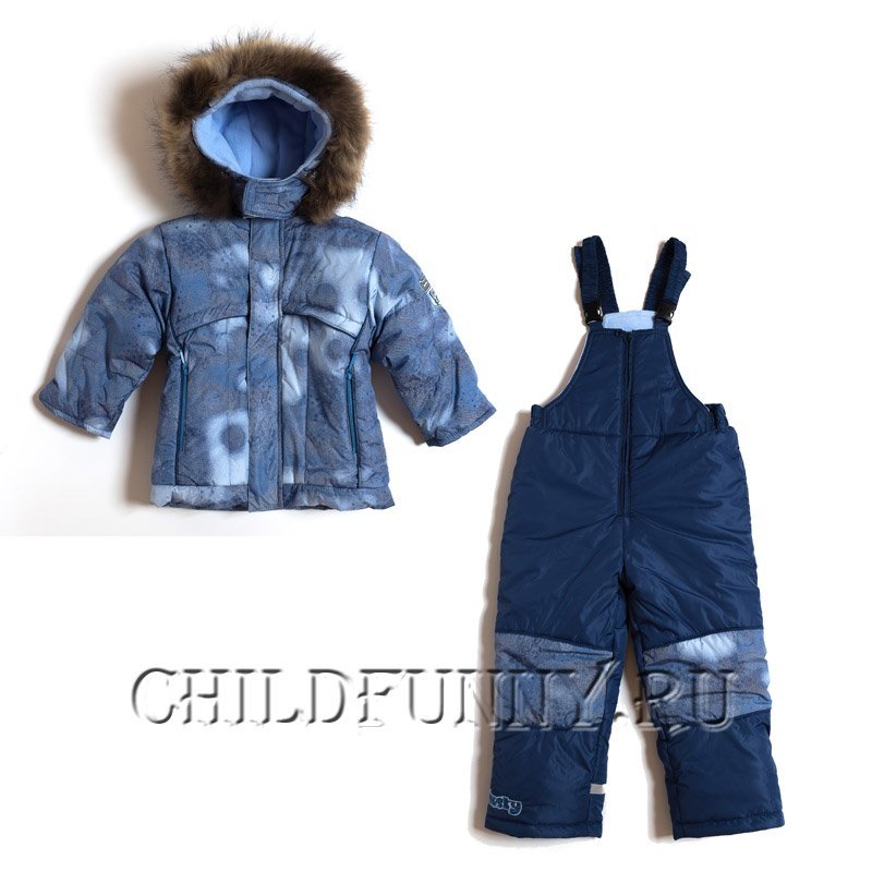 Зимний костюм Pilguni Power пуховый: куртка + полукомбинезон.