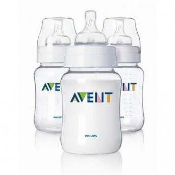 Бутылочка для кормления AVENT PP 260 мл, 3 шт