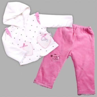 Комплект одежды Estella утепленный для девочки, брюки, кофточка, хлопок 80%, полиэс, 20%, велюр,мех