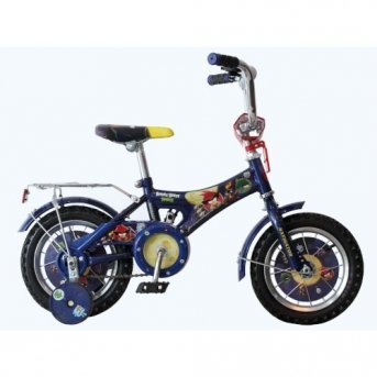 Велосипед 12 дюймов Navigator Angry Birds, AB-1-тип, звонок,панель на руле,защита цепи,стал.обод