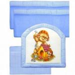 Борт в кроватку, "Панно MAXI" KIDS COMFORT, 44x365, 4 части, 100% хлопок