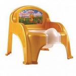 Горшок детский РОССПЛАСТ "Утенок" без крышки, MIX РП-221