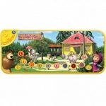 Игрушка пластм. коврик "Домашние животные", свет, звук, УМКА