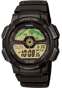 Часы наручные Casio  AE-1100W-1B