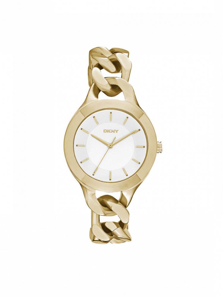 Часы наручные DKNY Chambers Large Gold-Tone Link Watch