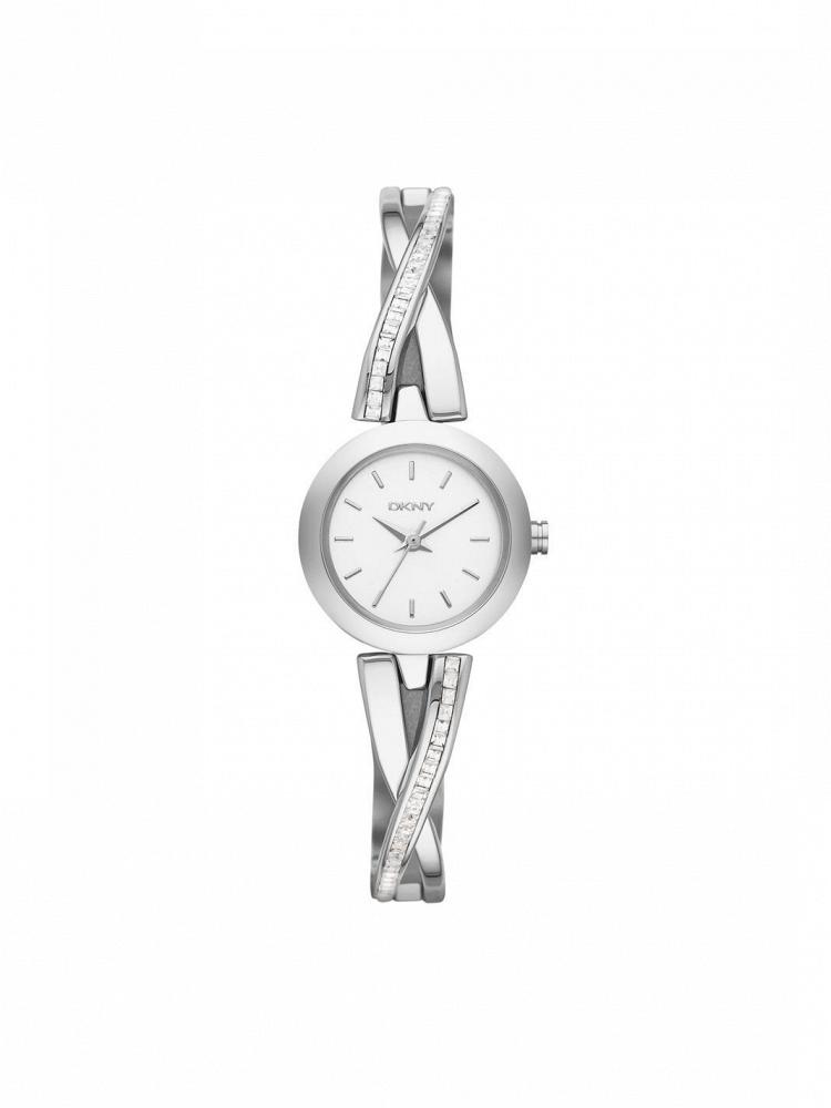 Часы наручные DKNY CROSSWALK SILVER-TONE GLITZ BANGLE WATCH