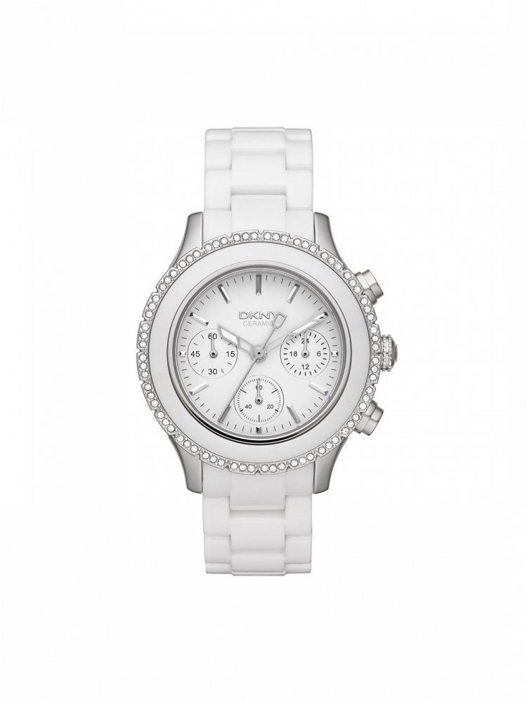 Часы наручные DKNY WESTSIDE WHITE CHRONO WATCH WITH GLITZ