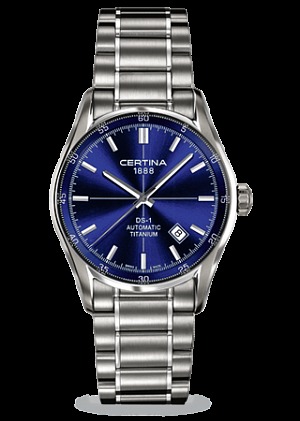 Часы наручные мужские Certina DS 1 - 3 HANDS C006.407.44.041.00