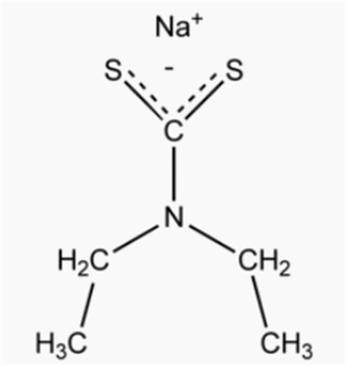 Натрий диэтилдитиокарбамат, чда