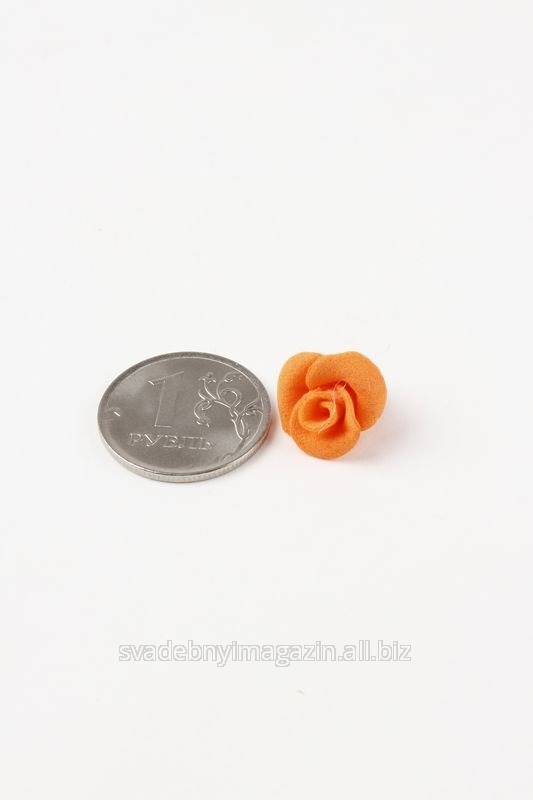 Роза из латекса №16 , оранжевый/d 15 мм, 1 шт. 72-FL16/60-42z