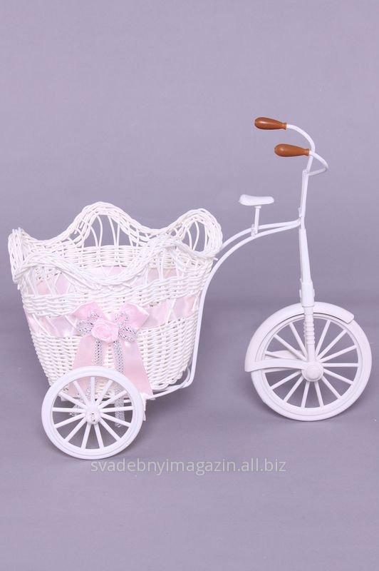 Велосипед декоративный (16 х 26 см), розовый 73-WC255/60-46