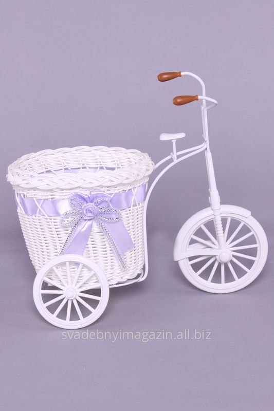 Велосипед декоративный (26 х 28 см), сиреневый 73-WC250/60-55