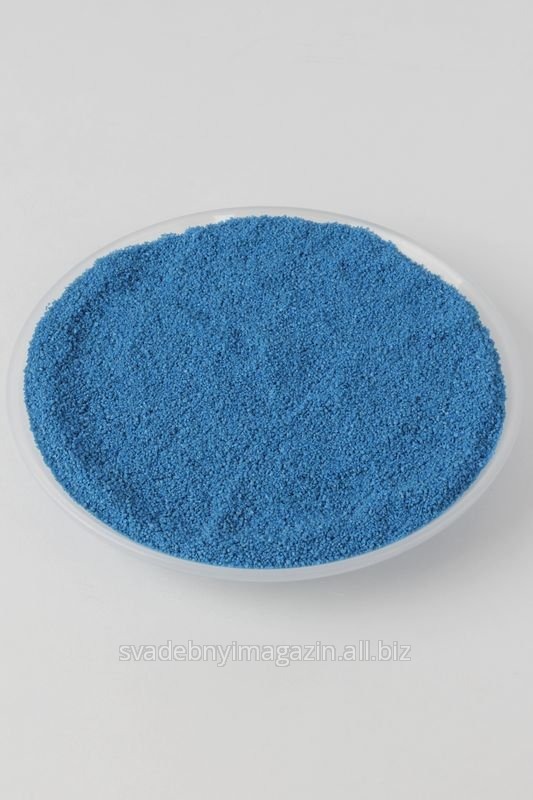 Песок для песочной церемонии (300 гр), синий 69-SN100/60-53