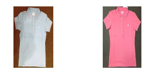 Женская футболка трикотажная с короткими рукавами  поло артикул 211075RU
