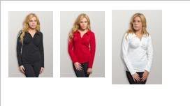 Женская блузка трикотажная с длинными рукавами 92%  хлопок, 8% лайкра (ТМ LIANA) 211416-1RU