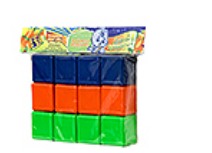 Кубики Цветные (12 элементов)