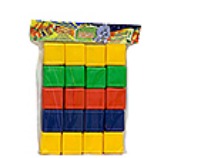 Кубики Цветные (20 элементов)