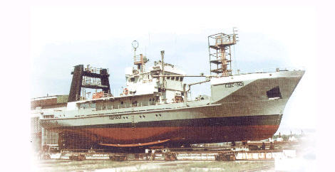 Среднетонажное промысловое судно СДС-600, типа Приморье